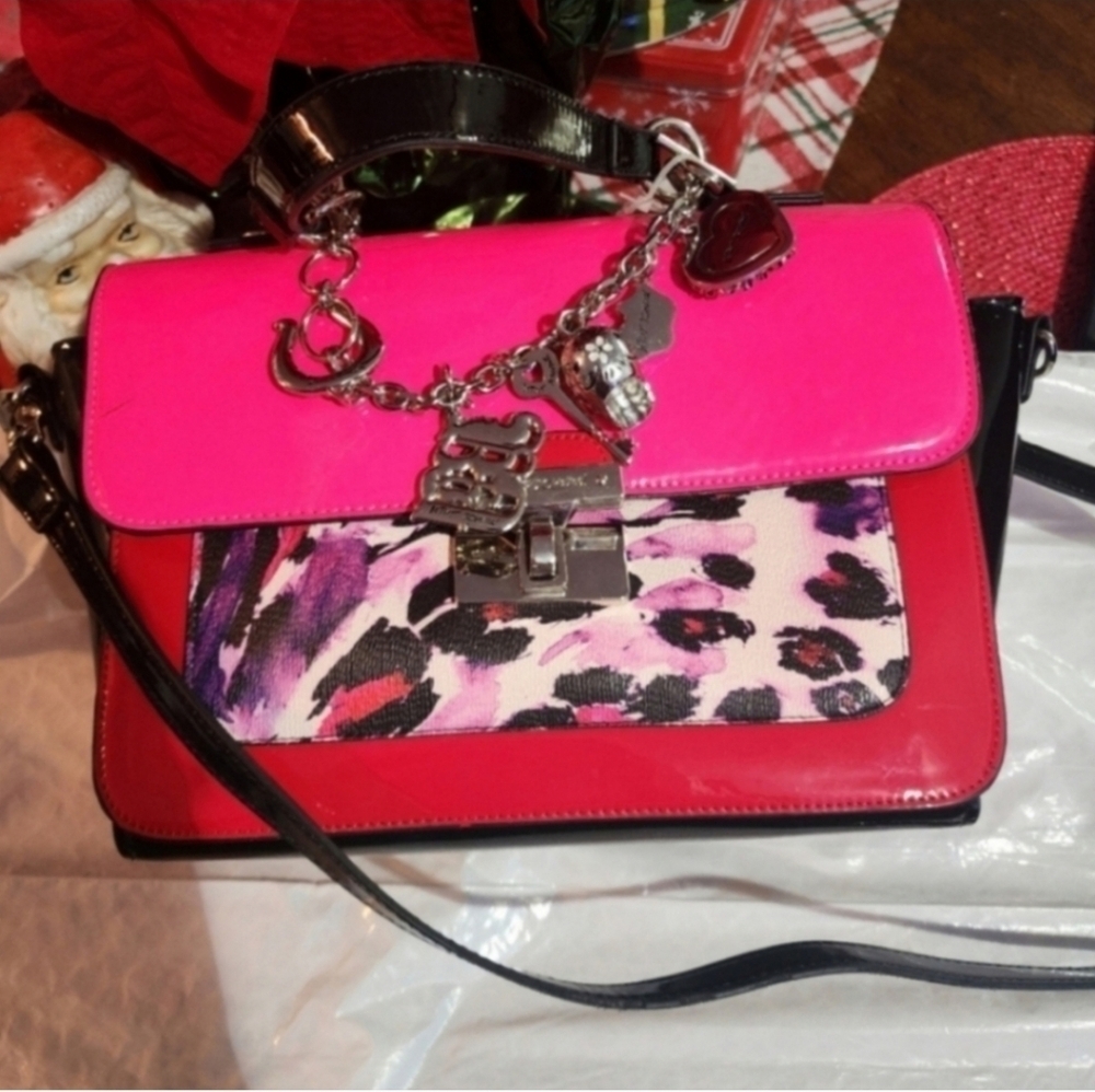 Betsey Johnson Charmed Leopard Bag